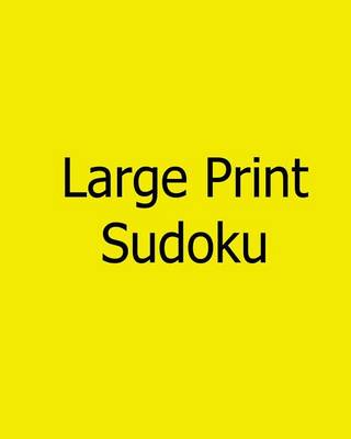 Book cover for Large Print Sudoku