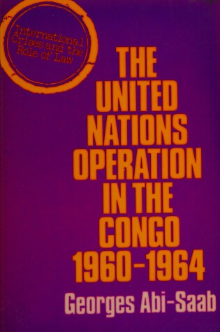 Cover of United Nations Operation in the Congo, 1960-64