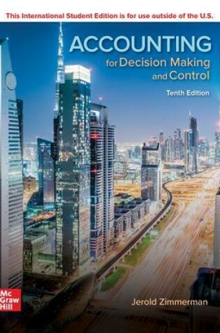 Cover of ISE Accounting for Decision Making and Control