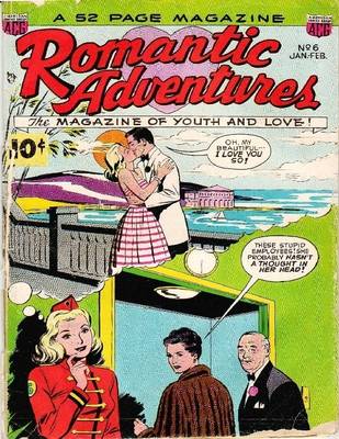 Book cover for Romantic Adventures Number 6 Romance Comic Book