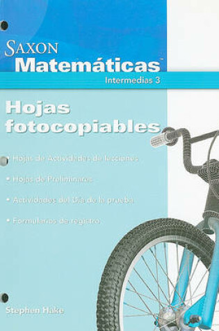 Cover of Saxon Matematicas, Intermedias 3