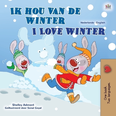 Cover of I Love Winter (Dutch English Bilingual Children's Book)