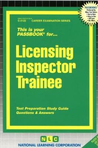 Cover of Licensing Inspector Trainee