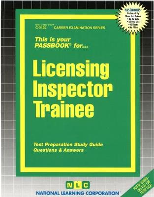 Book cover for Licensing Inspector Trainee