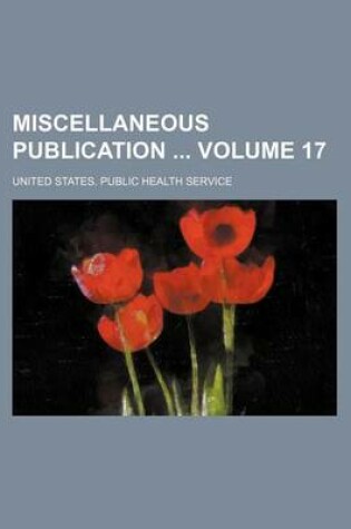 Cover of Miscellaneous Publication Volume 17