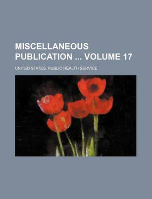 Book cover for Miscellaneous Publication Volume 17