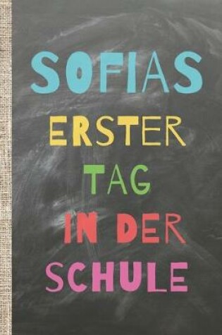 Cover of Sofias erster Tag in der Schule