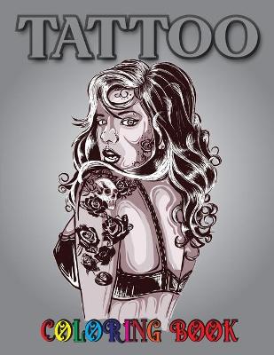 Book cover for Tattoo Coloring Book