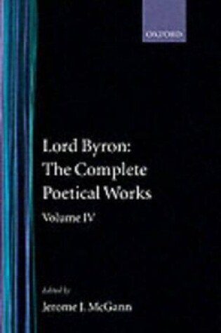 Cover of The Complete Poetical Works: Volume 4