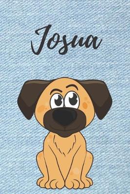 Book cover for personalisiertes Notizbuch Hunde / Malbuch / Tagebuch / Journal / DIN A5 / Geschenk Josua