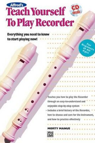 Cover of Teach Yourself To Play Recorder