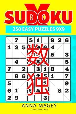 Book cover for 250 Easy Sudoku X Puzzles 9x9