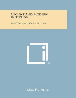 Book cover for Ancient and Modern Initiation