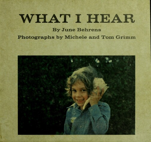 Book cover for What I Hear in My School