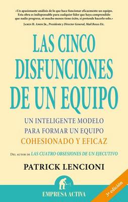 Book cover for Cinco Disfunciones de Un Equipo