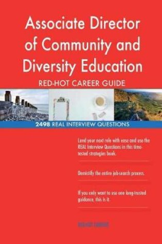 Cover of Associate Director of Community and Diversity Education RED-HOT Career; 2498 REA