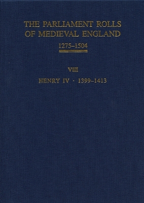 Book cover for The Parliament Rolls of Medieval England, 1275-1504