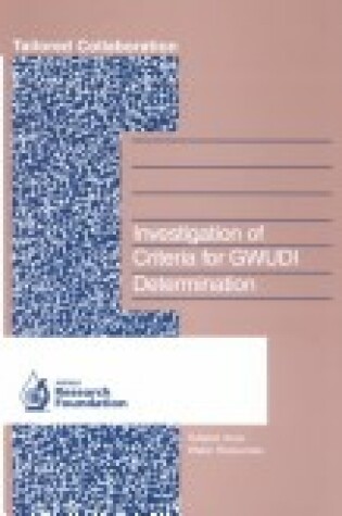 Cover of Investigation of Criteria for Gwudidete