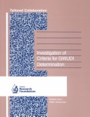 Book cover for Investigation of Criteria for Gwudidete