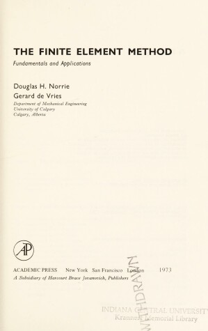 Book cover for Finite Element Method