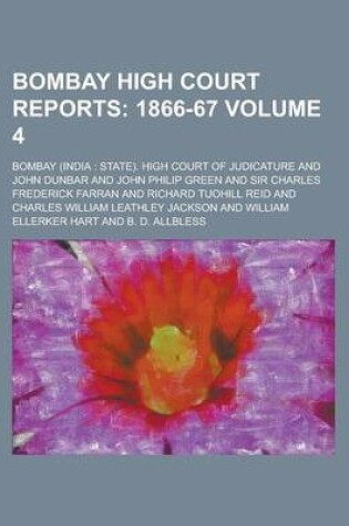 Cover of Bombay High Court Reports Volume 4