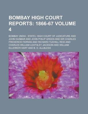 Book cover for Bombay High Court Reports Volume 4