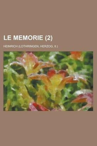 Cover of Le Memorie (2 )