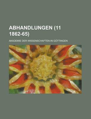 Book cover for Abhandlungen (11 1862-65)
