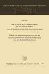 Book cover for Einfluss Von Balloneinengungsringen Auf Die Spannungsverhaltnisse Wahrend Der Fertigung Und Auf Die Qualitat Der Garne