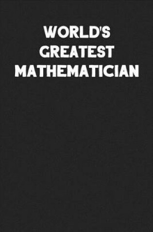 Cover of World's Greatest Mathematician