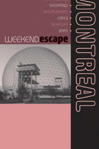 Cover of AA Weekend Escape Montreal