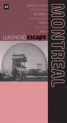 Book cover for AA Weekend Escape Montreal