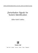 Cover of Perturbation Signals for System Identification