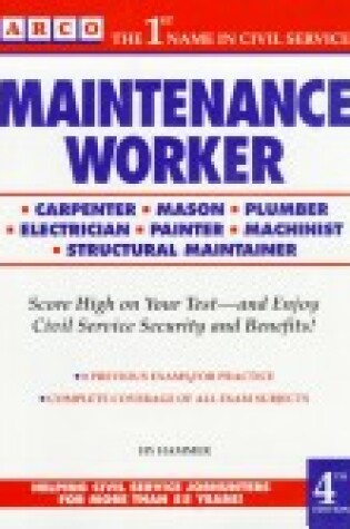 Cover of Maintenance Worker/Mechanical