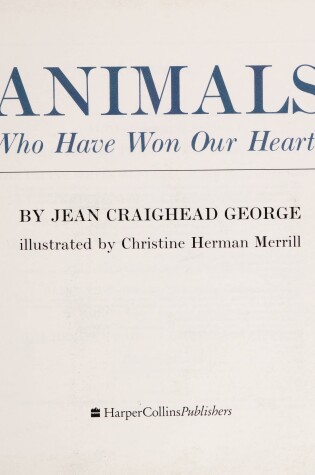 Cover of Animals Who Have Won Our Hearts