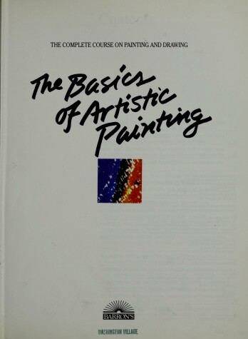 Book cover for The Basics of Artistic Painting