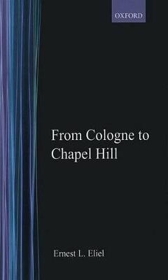 Cover of From Cologne to Chapel Hill
