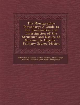 Book cover for The Micrographic Dictionary