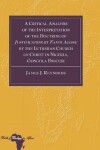 Book cover for A Critical Analysis of the Interpretation of the Doctrine of "Justification by Faith Alone" by the Lutheran Church of Christ in Nigeria, Gongola Diocese