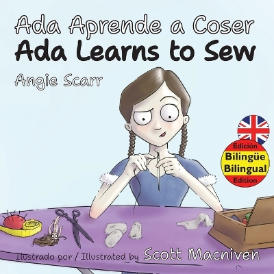 Book cover for Ada Aprende a Coser / Ada Learns To Sew