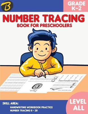 Book cover for Number Tracing Book for Preschoolers