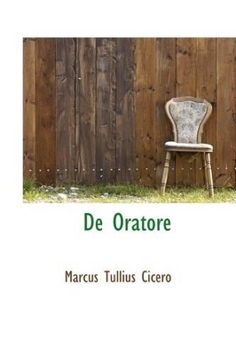 Book cover for de Oratore