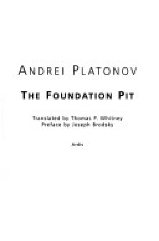 Cover of The Foundation Pit