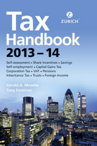 Cover of Zurich Tax Handbook 2013-14