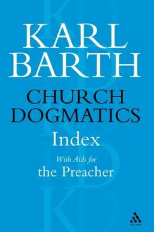 Cover of Church Dogmatics Classic Nip Index