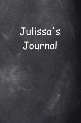 Book cover for Julissa Personalized Name Journal Custom Name Gift Idea Julissa