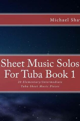Cover of Sheet Music Solos For Tuba Book 1