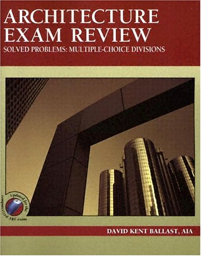 Book cover for Architecture Exam Review, Solved Problems