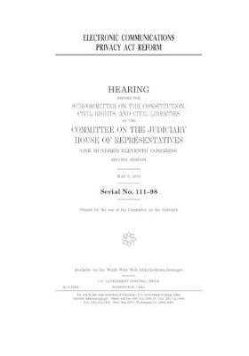 Book cover for Electronic Communications Privacy Act reform