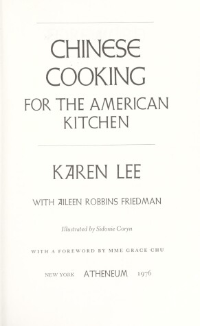 Book cover for Chinese Cooking for the American Kitchen
